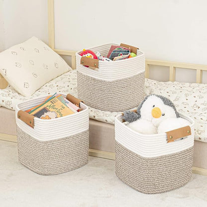 danpinera 11 Inch Storage Baskets, Woven Baskets - Image 8