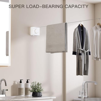 Retractable Clothesline Indoor Outdoor, Clothes Line Retracting Indoor - Image 5