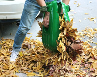 Gardzen Plastic Large Leaf Scoop Hand Rakes, Debris and Yard Waste Removal - Image 5
