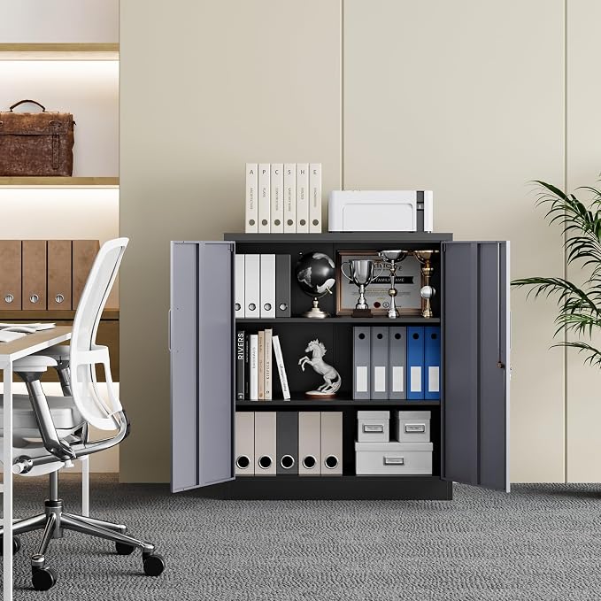 Yizosh Metal Garage Storage Cabinet - Image 2