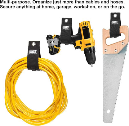 5 Pack Heavy Duty Large 13-inch Extension Cord Storage Organize Cables - Image 7