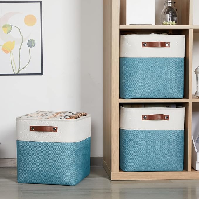 HNZIGE Cube Storage Basket Collapsible Baskets - Image 7