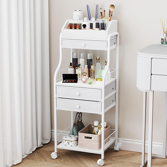 HapiRm Floor Makeup Organizer Storage by HapiRm