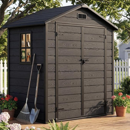 DWVO 6X5FT Resin Storage Shed - Image 9