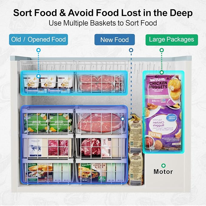 iSPECLE Chest Freezer Organizer - Image 5