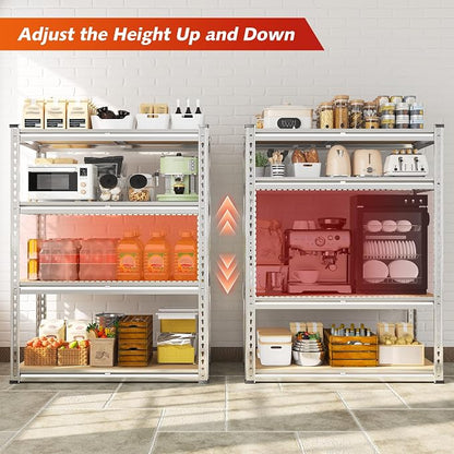 REIBII 60.05" H Storage Shelves 1840LBS Garage Shelving Heavy Duty Shelving 4 - Image 5