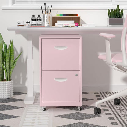 2 Drawer Mobile File Cabinet - Image 7