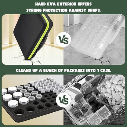 ProCase 65 Slots Seed Storage Organizer Sorter Box, Sturdy Seed Bank Saving Kit - Image 4