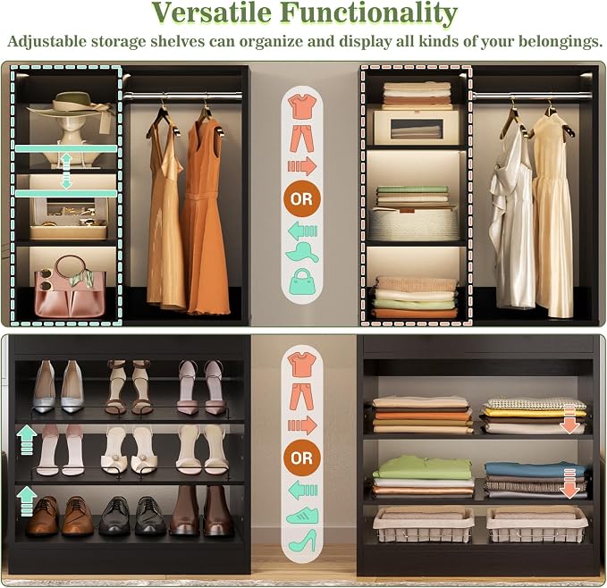 Besiost Small Closet System, Walk-in Closet Systems - Image 4
