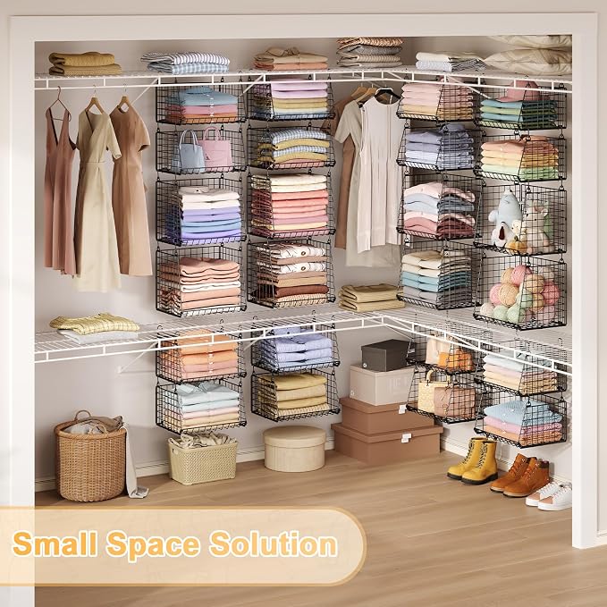 Lyuwanxian 4-Tier Hanging Closet Organizer - Image 6