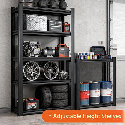 Heavy Duty Storage Shelves Unit, Adjustable Metal Garage Shelving, 3500LBS - Image 6