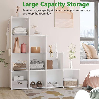 C&AHOME Cube Storage Organizer, 12-Cube Shelves Units, Closet Cabinet, DIY - Image 3