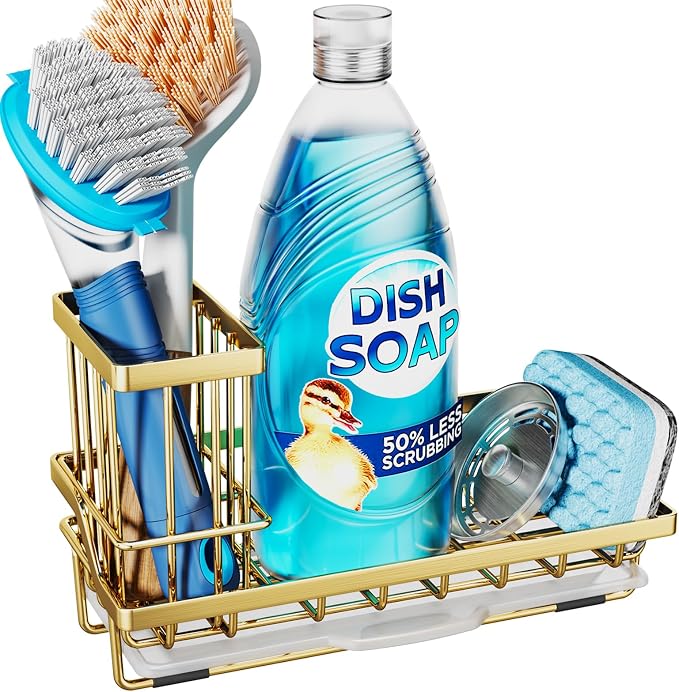 Consumest Sink Caddy, Kitchen Sponge Holder by Consumest