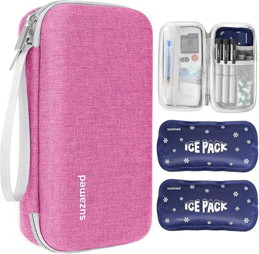 Insulin Cooler Travel Case, EVA Insulation Travel Medicine Kit by SUZAMED