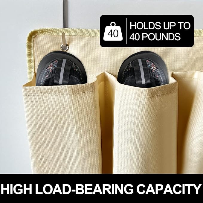 RV Shoe Pockets 10 Pockets Heavy Hanging Bedside Storage Organizer - Image 3