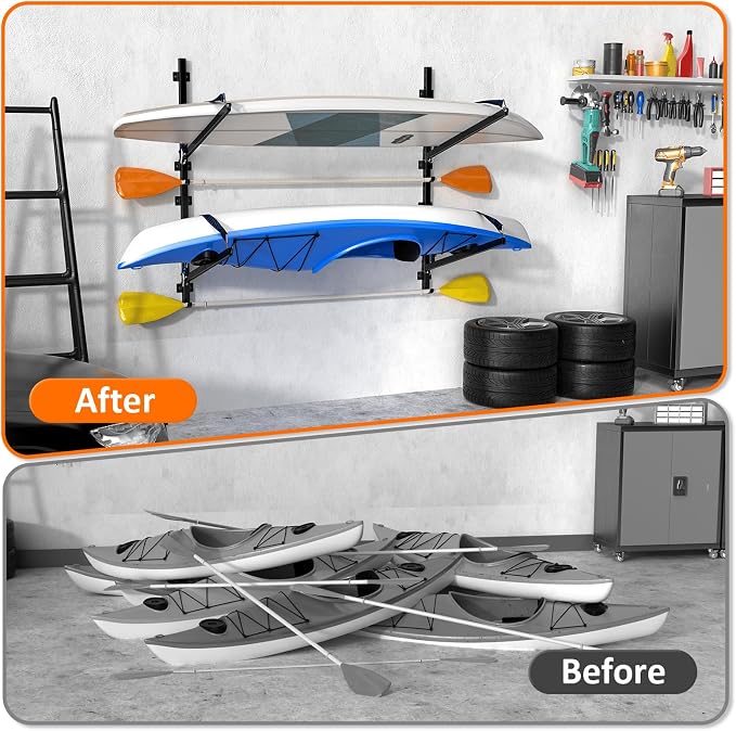 ​Kayak Storage Rack for Garage Wall Mount - Image 2
