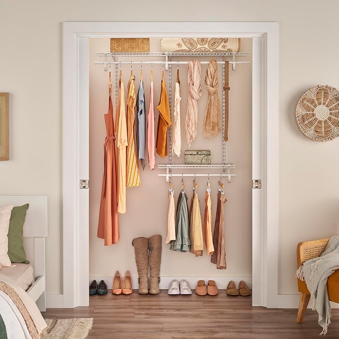 ClosetMaid ShelfTrack Wire Closet Organizer System, Adjustable from 2 to 4 Ft. - Image 2