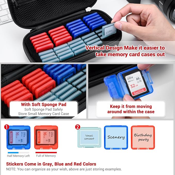 EVA PU CFexpress Type A Card SD Card Holder - Image 3