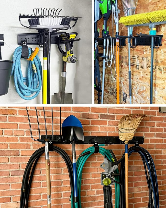 64-Inch Garage Storage Tool Organizer Wall Mount, Heavy Duty Garage - Image 4