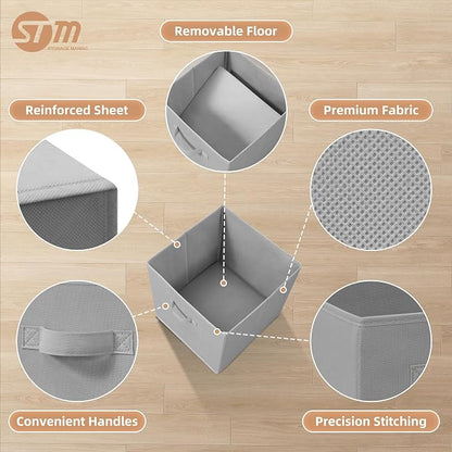 STORAGE MANIAC Storage Cubes, 13 Inch Collapsible Storage Bins - Image 3