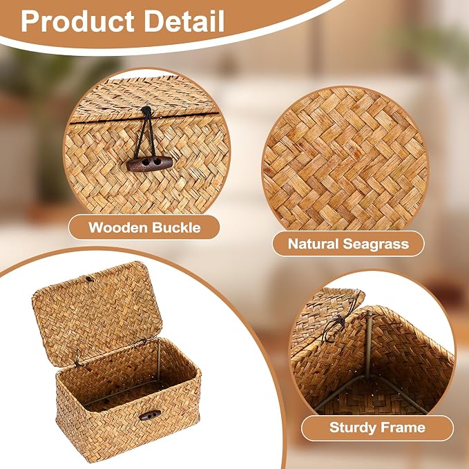 Hipiwe Mini Seagrass Basket - Image 6