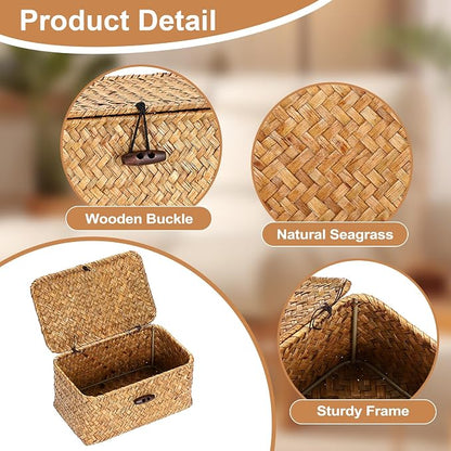 Hipiwe Mini Seagrass Basket - Image 6