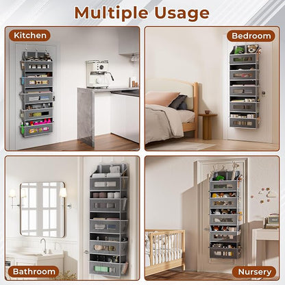 3 Pack 5 Tier Over The Door Organizer - Image 7