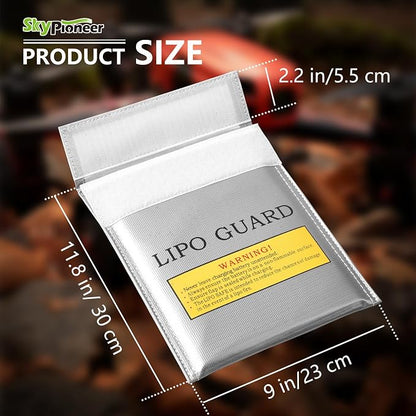 RC Lipo Safe Bag, Fire Retardant Lipo Battery Bag, Fireproof Explosion-proof - Image 2