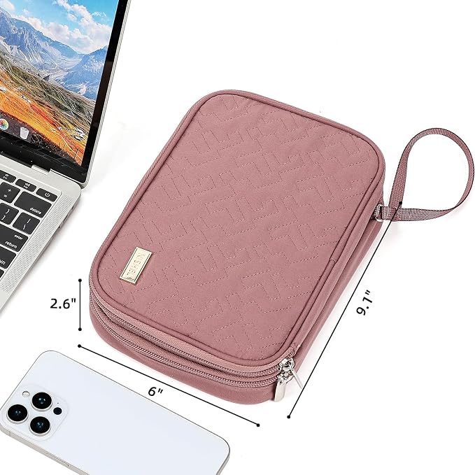 NISHEL Travel Cord Organizer Case, Double Layers Tech Electronic Bag, Essentials - Image 6