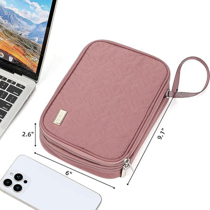 NISHEL Travel Cord Organizer Case, Double Layers Tech Electronic Bag, Essentials - Image 6