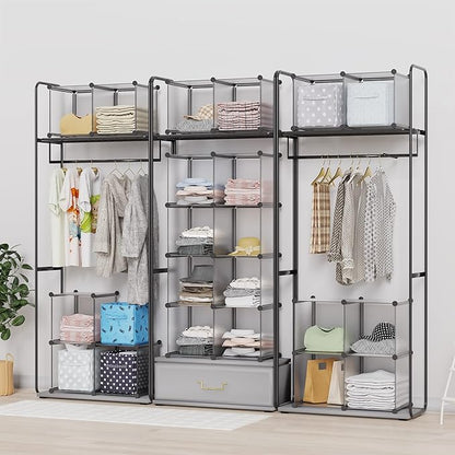 HOMIDEC Closet Organizers and Storage, 16 Cube Storage Organizer, Portable - Image 4