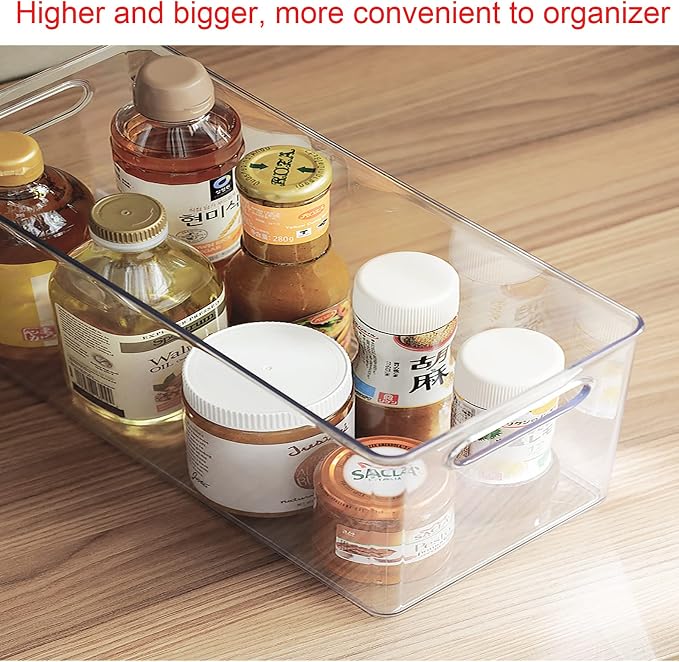 Abiudeng Refrigerator Organizer Bins, Refrigerator Storage Bins Drawers - Image 6
