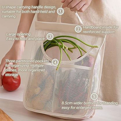 6pcs Reusable Breathable Hanging Storage Mesh Bags | Onion Bags Mesh Garlic Net - Image 4
