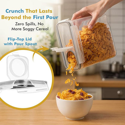 Shazo 2 Pack Small Airtight Cereal Containers Storage - Image 9