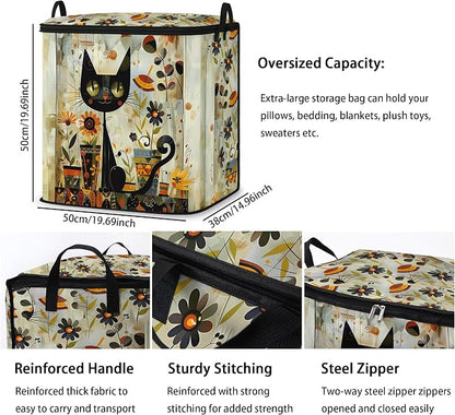 king comforter storage bag, pillow quilt organizer - Image 3