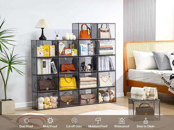 Purse Organizer for Closet, Purse Storage Box - Image 6