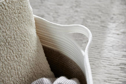 Luxury Little Extra Large Nursery Storage Basket, Blanket Basket - Image 5