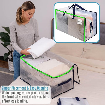 VENO 8 Pack Moving Bags and Large Christmas Decoration Storage Bins - Image 3