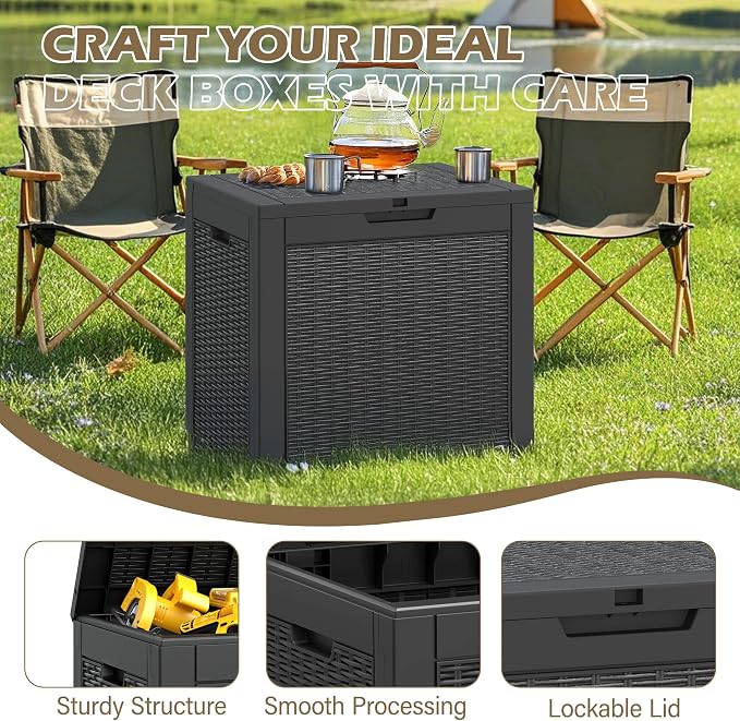 Outdoor Storage Box, 30 Gallon Deck Box - Image 4