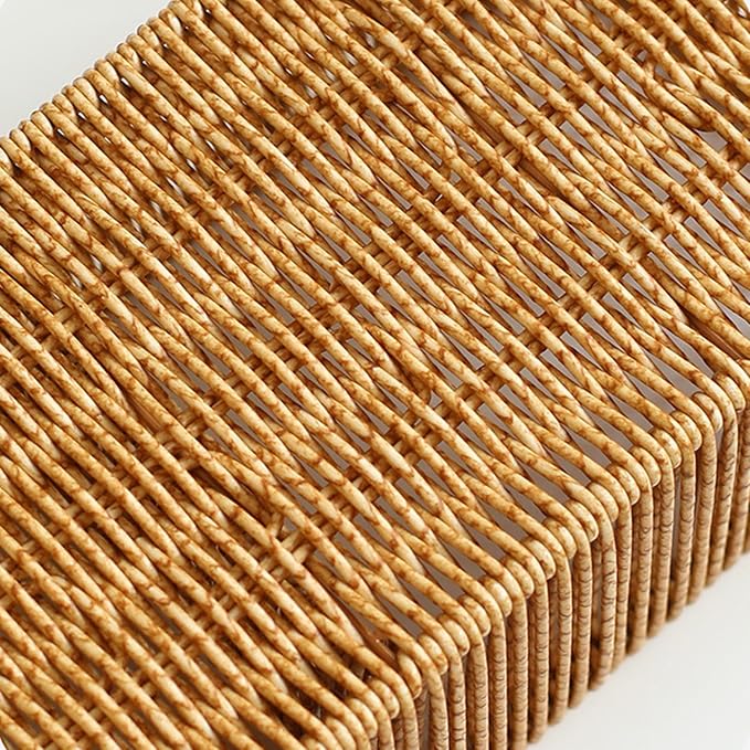Natural Rattan Tissue Box Organizers - Image 5
