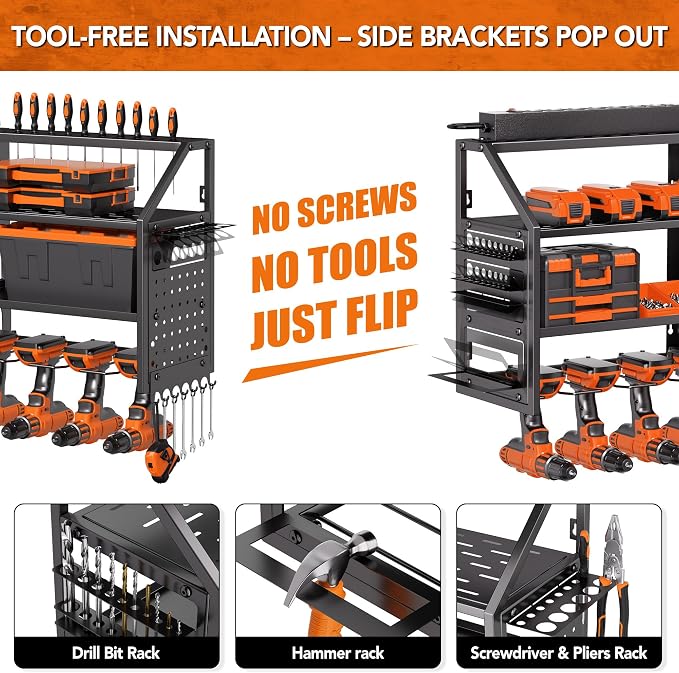 Extra Large Power Tool Organizer Wall Mount - Image 2