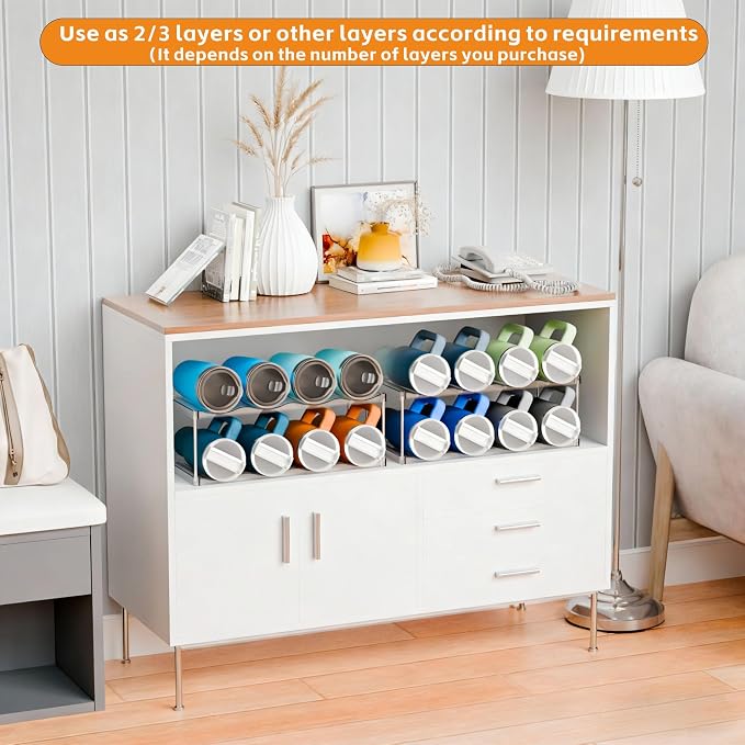 Yieach 4 Tier Waterbottle Organizer - Image 4