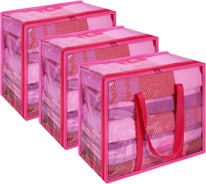 Vieshful 90L Clear Clothes Storage Bag by Vieshful