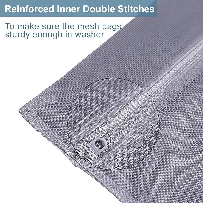 4 pack Mesh Laundry Bags, Mesh Wash Bags, Lingerie Bags - Image 3