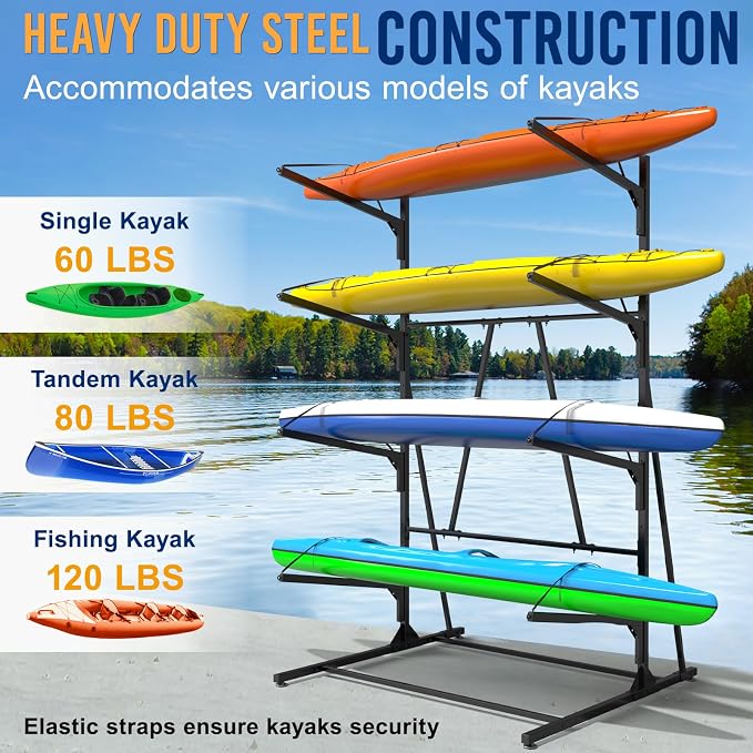 Kayak Storage Rack, Kayak Wall Mount Rack, Kayak Rack - Image 4