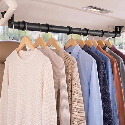 Car Clothes Hanger Bar 30-64 Inches by Qufiona