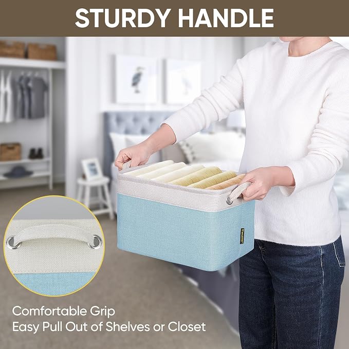 BALEINE 4 Pack Fabric Storage Bins - Image 8