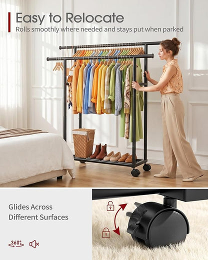 Sakugi Double Rods Clothes Rack - Image 3