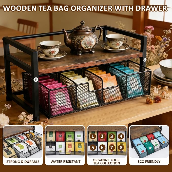 Tea Bag Organizer, Tea Bag Organizers and Storage - Image 2