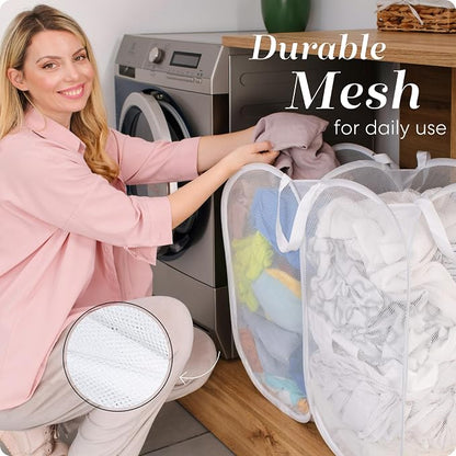 Handy Laundry Mesh Popup Hamper - Image 6